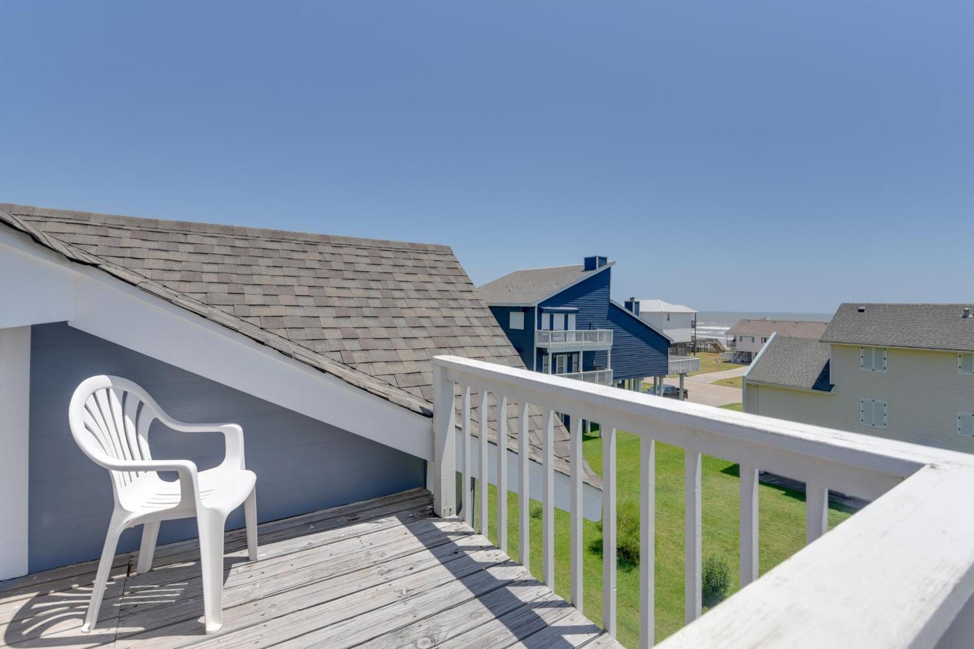 Galveston Townhome With Balconies Walk To Beach! Esterno foto