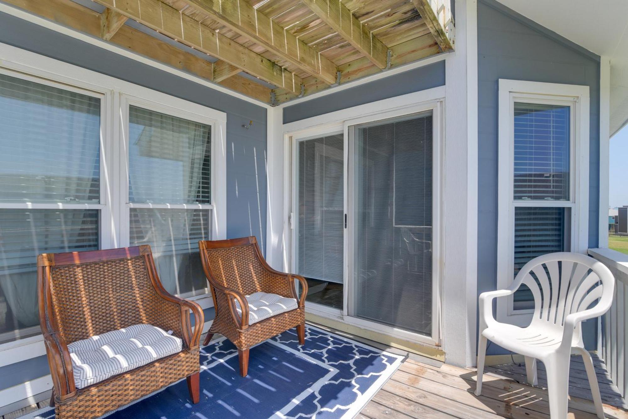 Galveston Townhome With Balconies Walk To Beach! Esterno foto