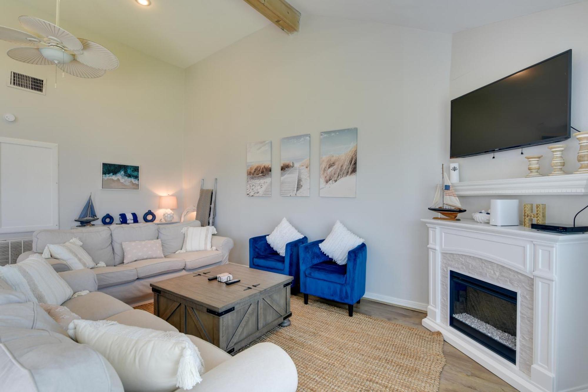 Galveston Townhome With Balconies Walk To Beach! Esterno foto