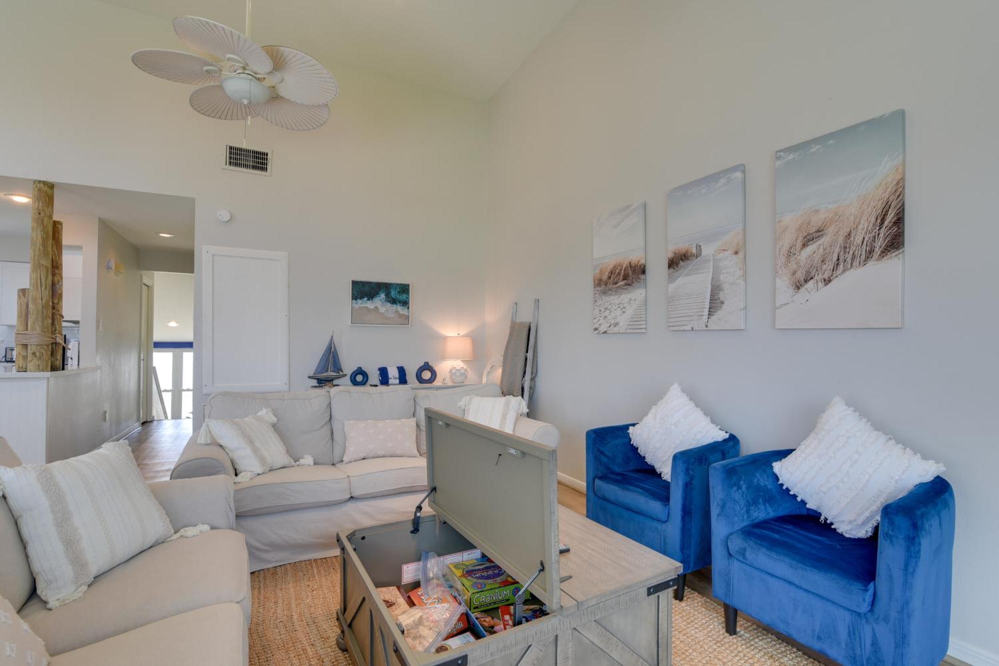Galveston Townhome With Balconies Walk To Beach! Esterno foto